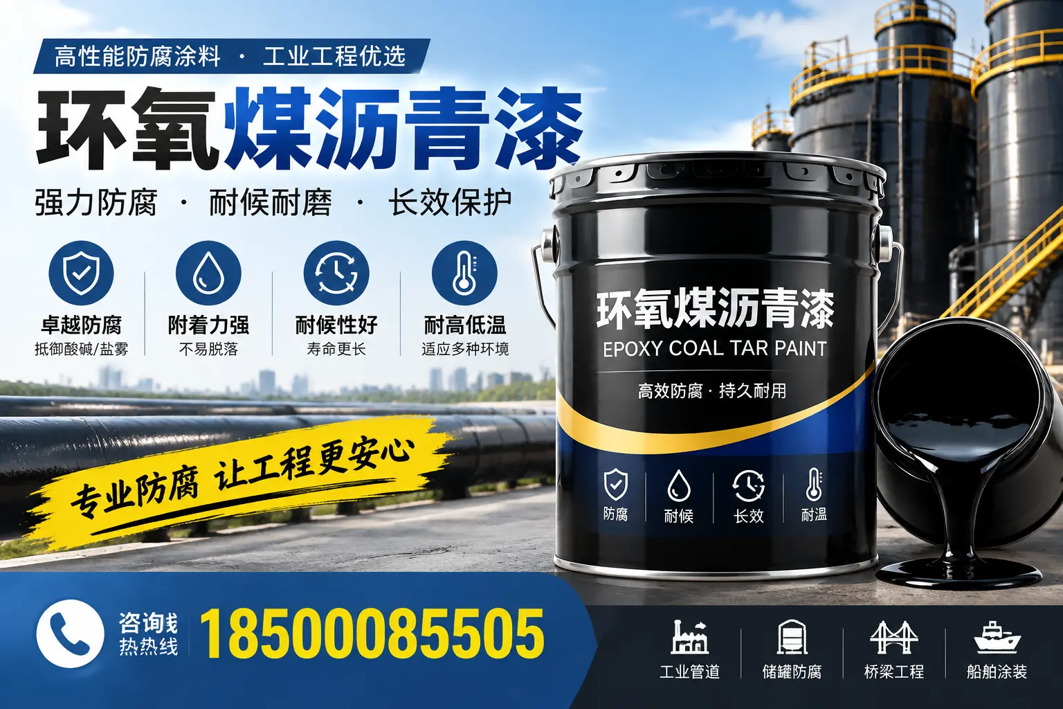 环氧煤沥青漆的施工方法与注意事项，确保在日照顺利完成