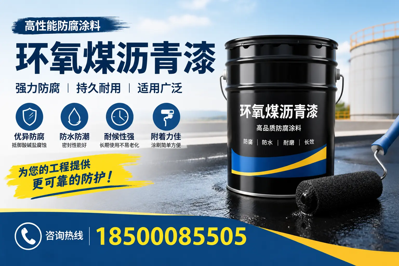 环氧煤沥青漆的施工步骤详解,日照装修必备知识