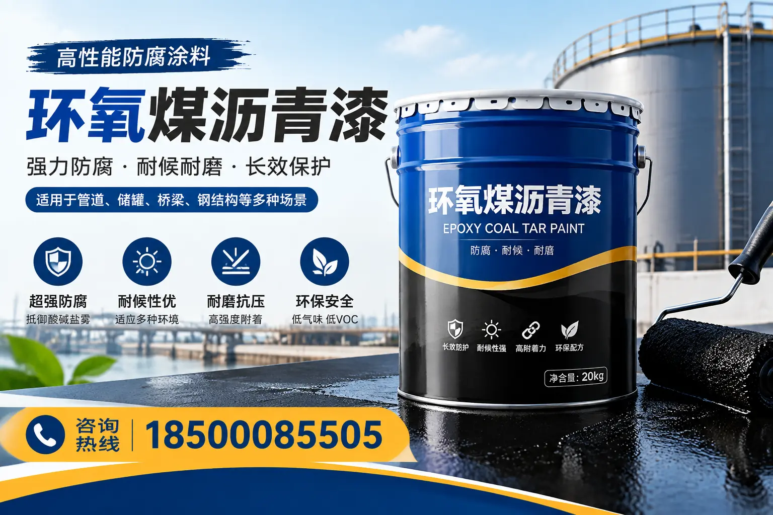 环氧煤沥青漆的施工步骤详解,日照装修必备知识