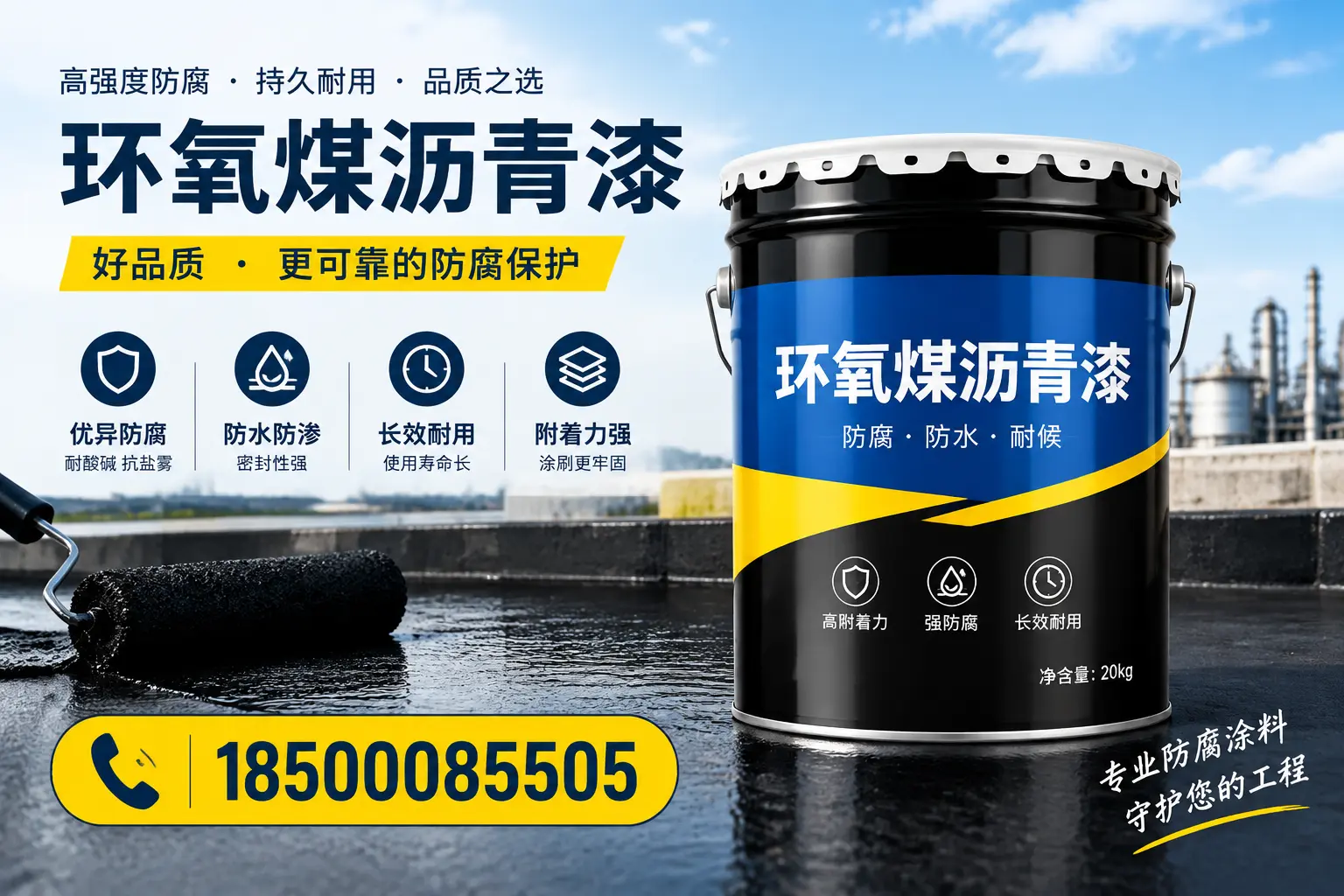 选择环氧煤沥青漆的五大理由，日照客户必知