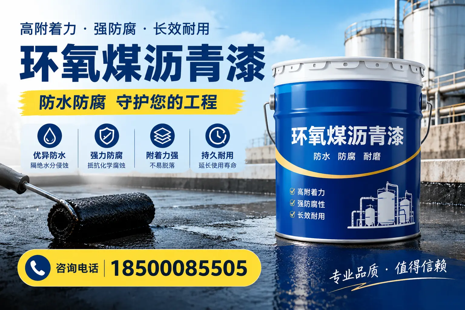 为什么选择环氧煤沥青漆?探讨其独特优势与应用