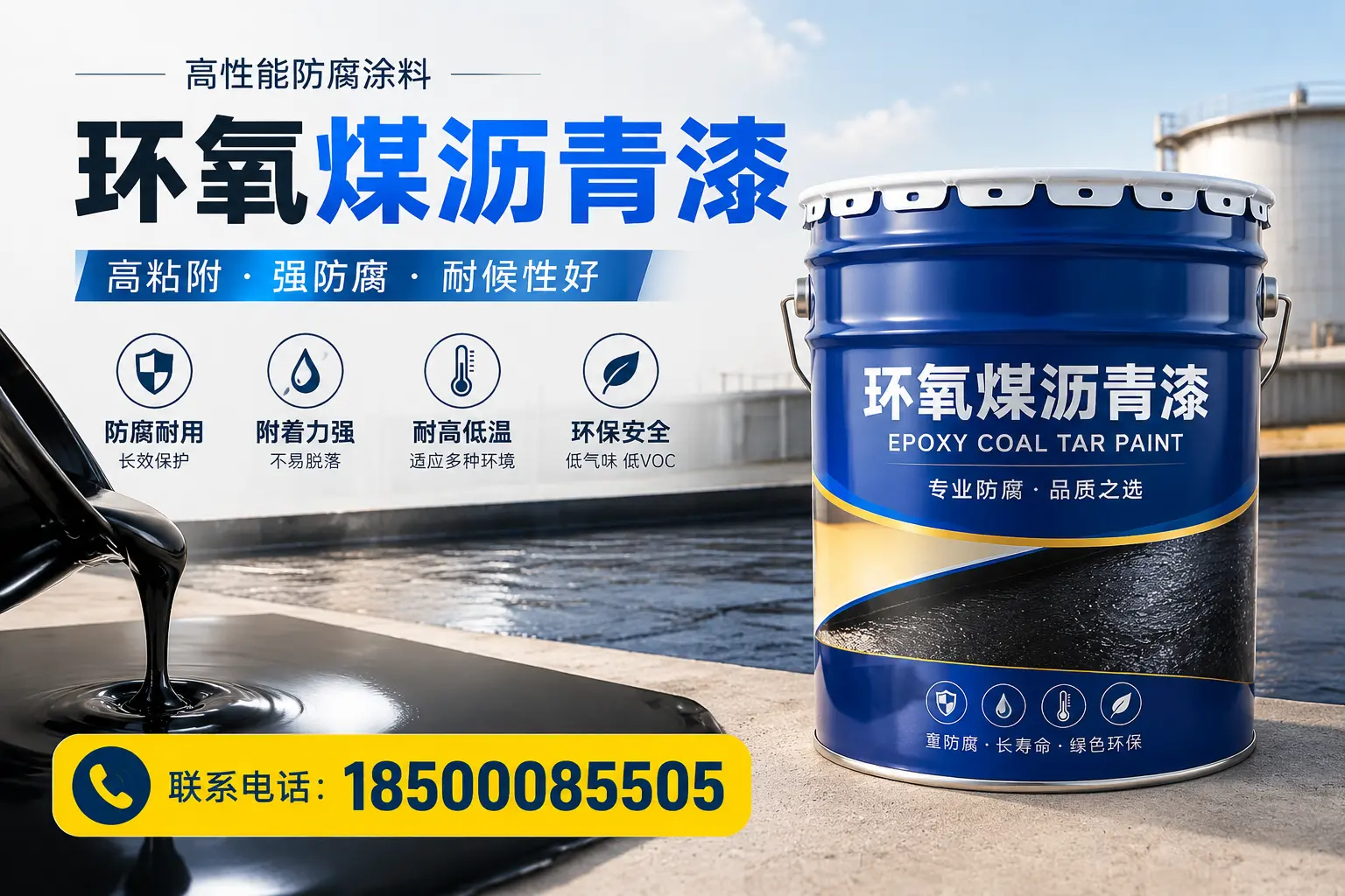 为什么选择环氧煤沥青漆?探讨其独特优势与应用