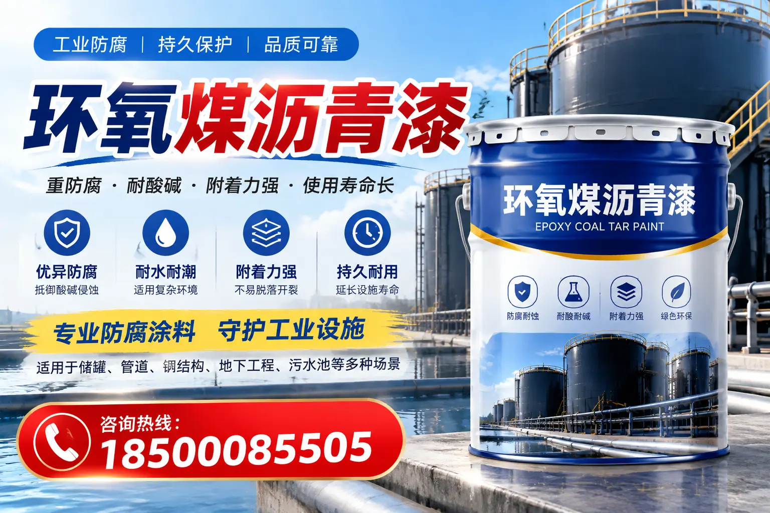 环氧煤沥青漆的施工工艺详解，日照企业必备知识